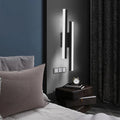 Luminária de parede LED em design minimalista com acabamento elegante para ambientes sofisticados.