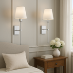 Luminária de parede clássica em estilo vintage com design sofisticado e fio delicado para ambientes elegantes (Pacote com 2).