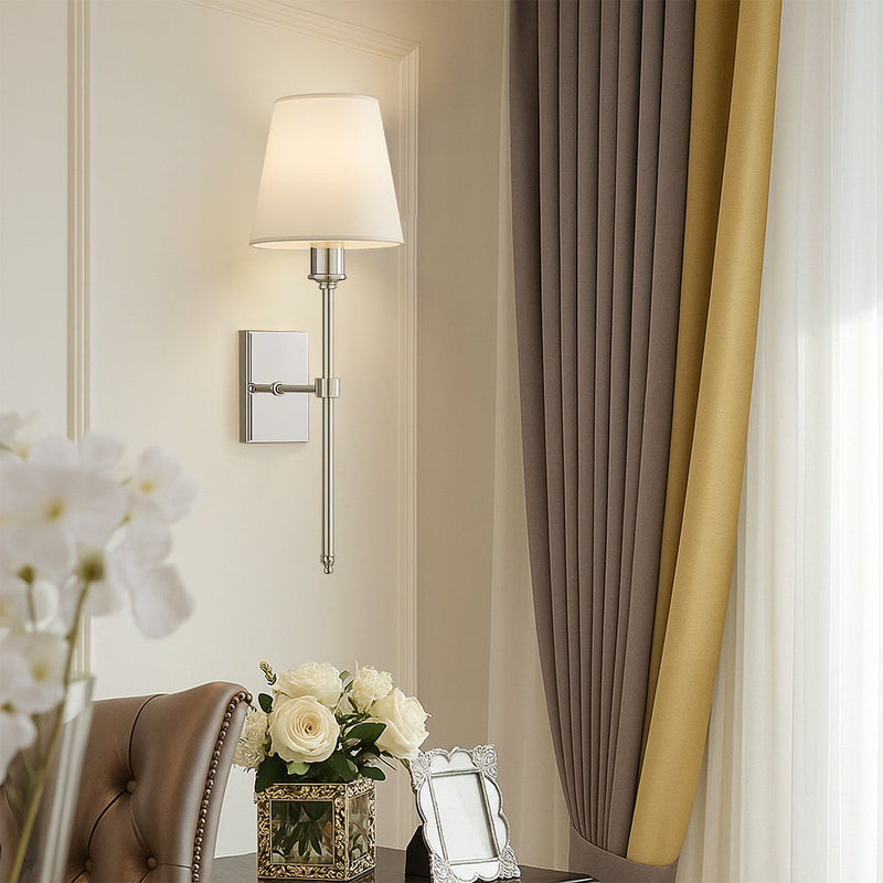 Luminária de parede clássica em estilo vintage com design sofisticado e fio delicado para ambientes elegantes (Pacote com 2).