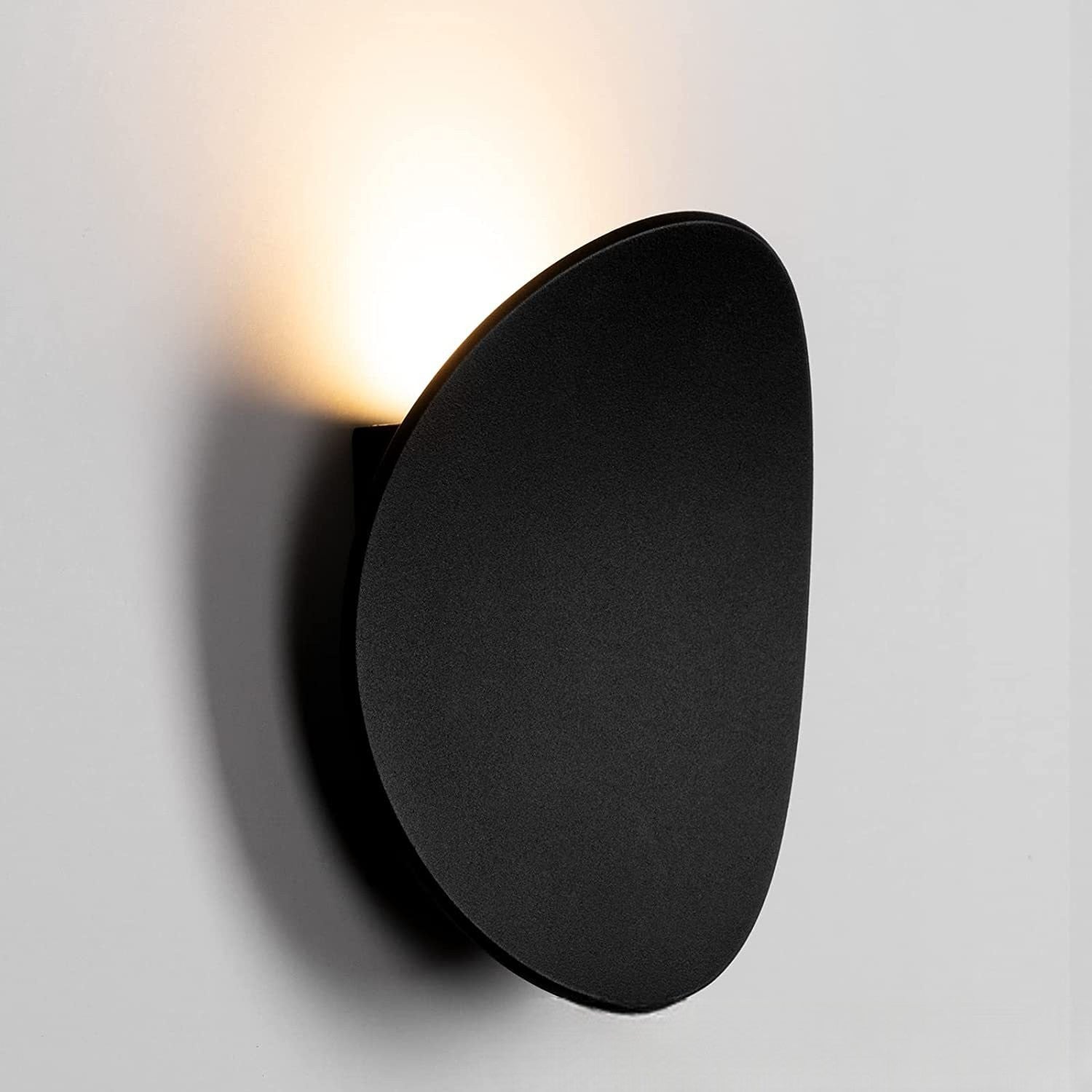 Luminária de parede contemporânea com iluminação suave e difusa, ideal para realçar espaços sofisticados (pacote com 4).