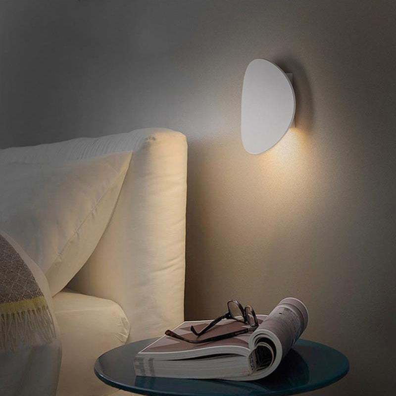 Luminária de parede contemporânea com iluminação suave e difusa, ideal para realçar espaços sofisticados (pacote com 4).