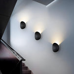 Luminária de parede contemporânea com iluminação suave e difusa, ideal para realçar espaços sofisticados (pacote com 4).