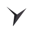 Luminária de parede em formato triangular
