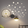 Luminária de parede encantadora em formato de nuvem, com iluminação suave e acolhedora, perfeita para o quarto dos pequenos.