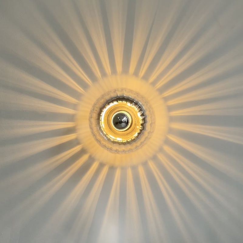 Luminária de parede luxuosa Bauhaus em conjunto contemporâneo (2 peças) com iluminação difusa e design minimalista para lares sofisticados.