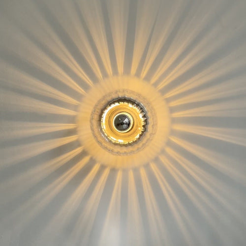 Luminária de parede luxuosa Bauhaus em conjunto contemporâneo (2 peças) com iluminação difusa e design minimalista para lares sofisticados.