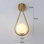 Luminária de parede minimalista em estilo escandinavo com iluminação suave e difusa para ambientes sofisticados. Tipo B