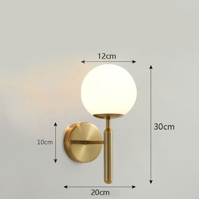Luminária de parede minimalista em estilo escandinavo com iluminação suave e difusa para ambientes sofisticados. Tipo D