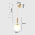 Luminária de parede minimalista em estilo escandinavo com iluminação suave e difusa para ambientes sofisticados. Tipo E