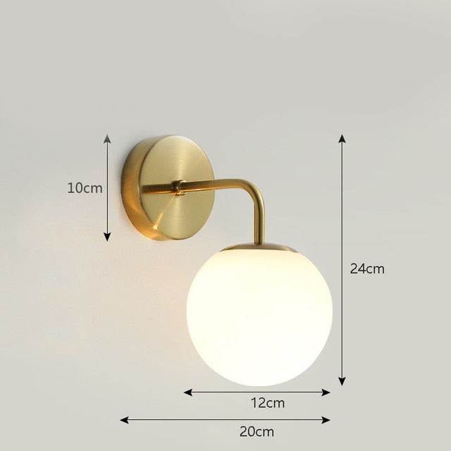 Luminária de parede minimalista em estilo escandinavo com iluminação suave e difusa para ambientes sofisticados. Tipo F
