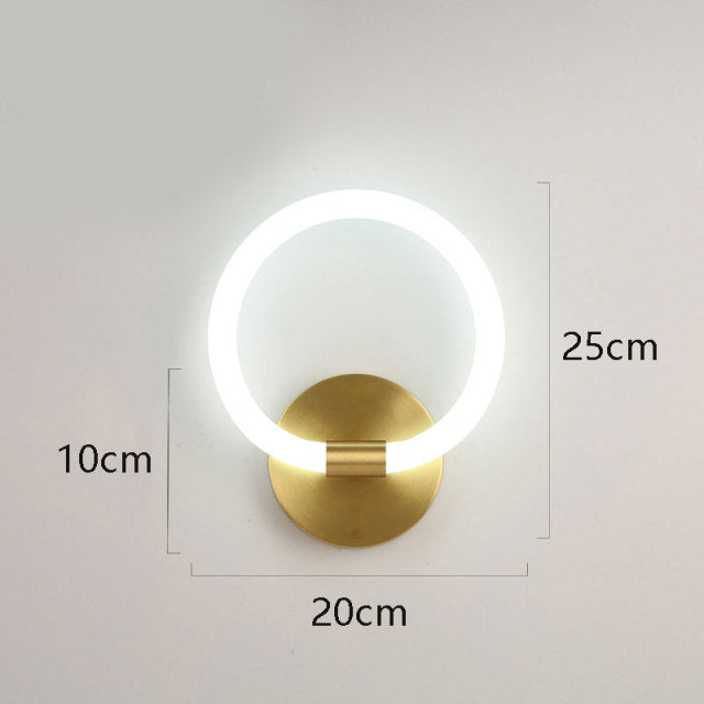 Luminária de parede minimalista em estilo escandinavo com iluminação suave e difusa para ambientes sofisticados. Tipo G