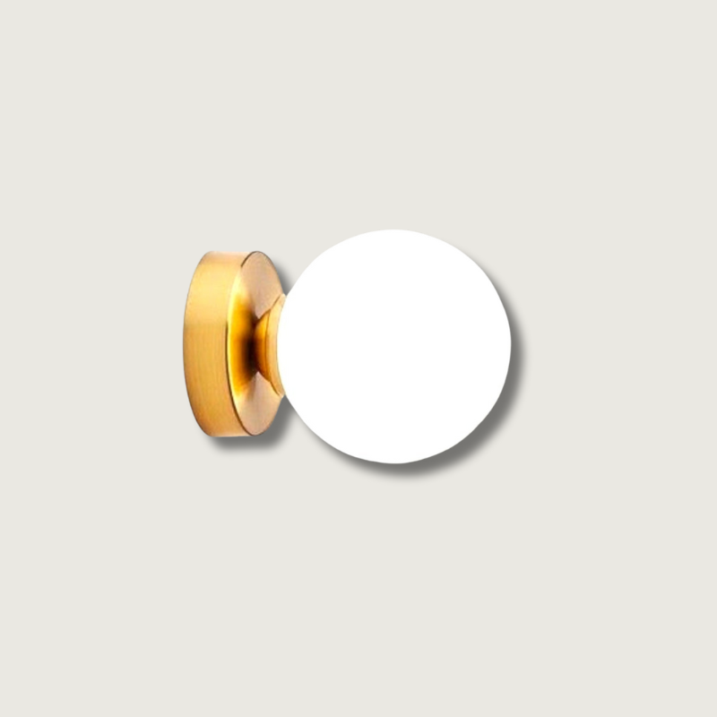 Luminária de parede minimalista em estilo escandinavo com iluminação suave e difusa para ambientes sofisticados.