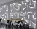 Luminária de parede tridimensional com iluminação suave e design contemporâneo para criar ambientes deslumbrantes.