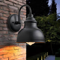 Luminária de parede vintage sofisticada | Iluminação exterior elegante e resistente à ferrugem para embelezar pátios e jardins.