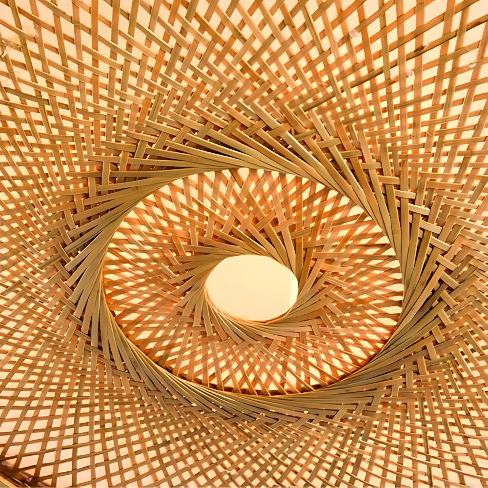 Luminária de teto: A Tranquilidade do Bambu