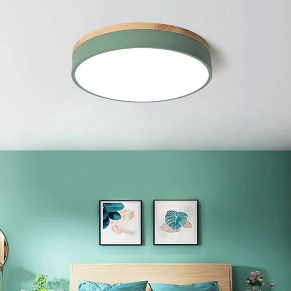 Luminária de teto Estilo Escandinavo Natural