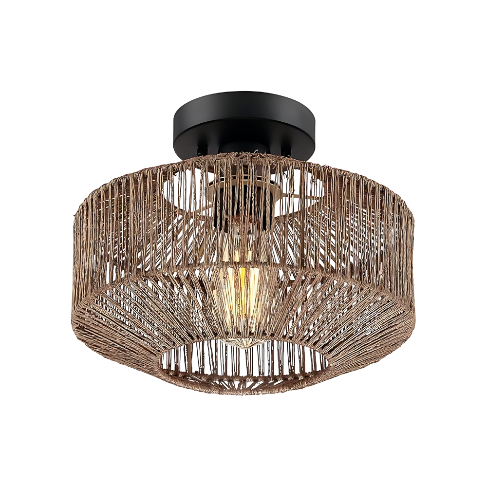Luminária de teto Trançada