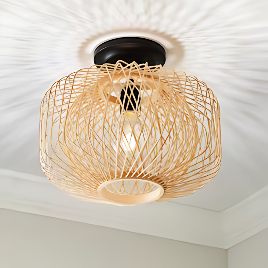 Luminária de teto Trançada