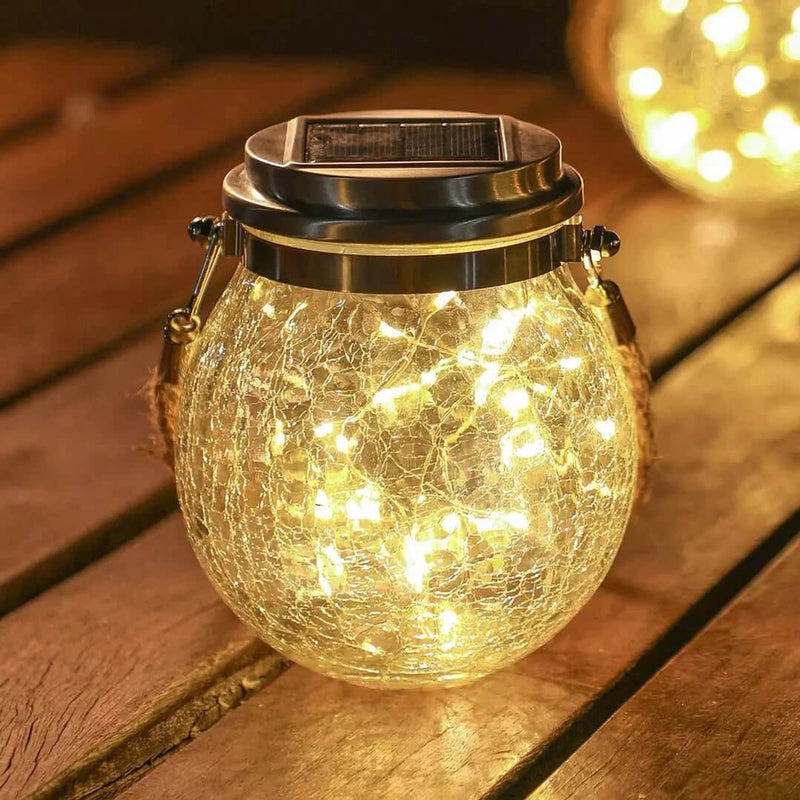 Luminária externa (1+2 GRÁTIS) Lâmpada solar de vidro