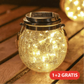 Luminária externa (1+2 GRÁTIS) Lâmpada solar de vidro