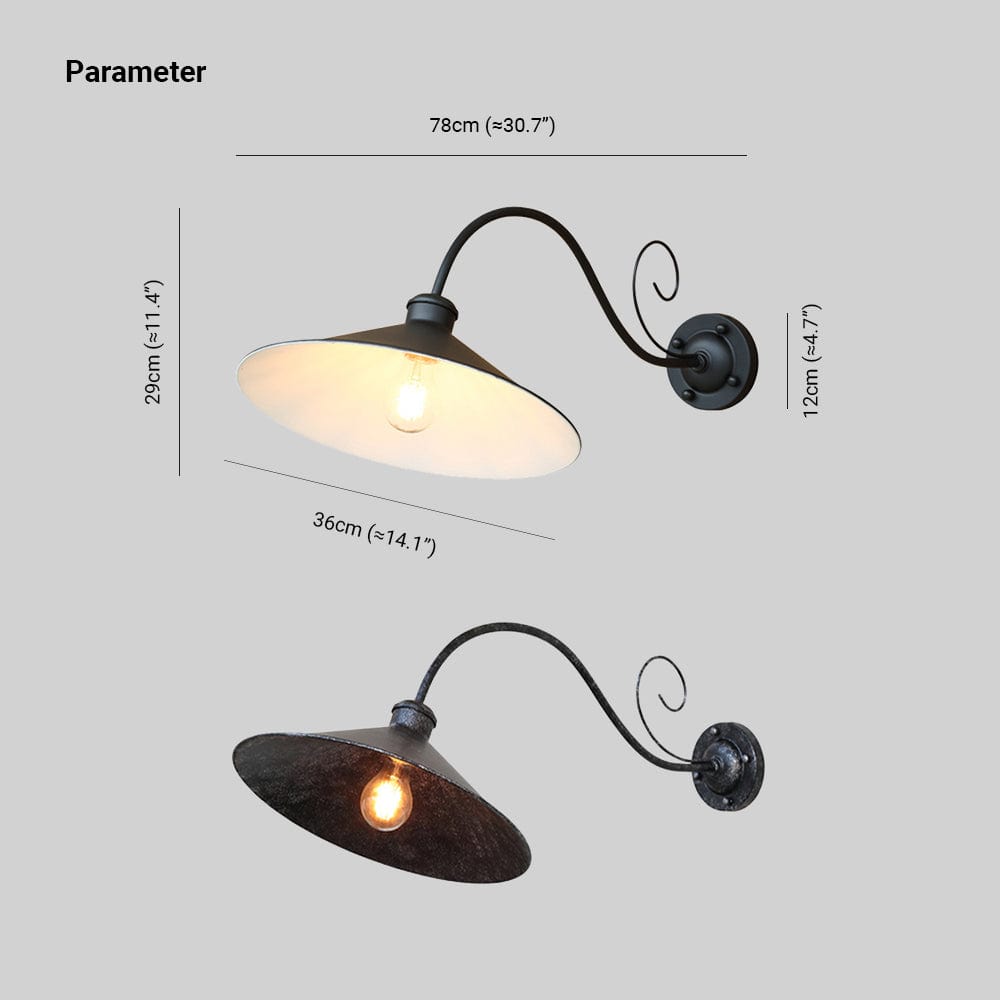 Luminária externa Clássica IP65 Resistente à Água