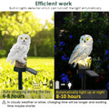 Luminária externa Coruja Solar (Conjunto com 2)