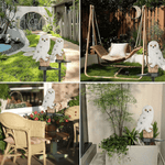 Luminária externa Coruja Solar (Conjunto com 2)