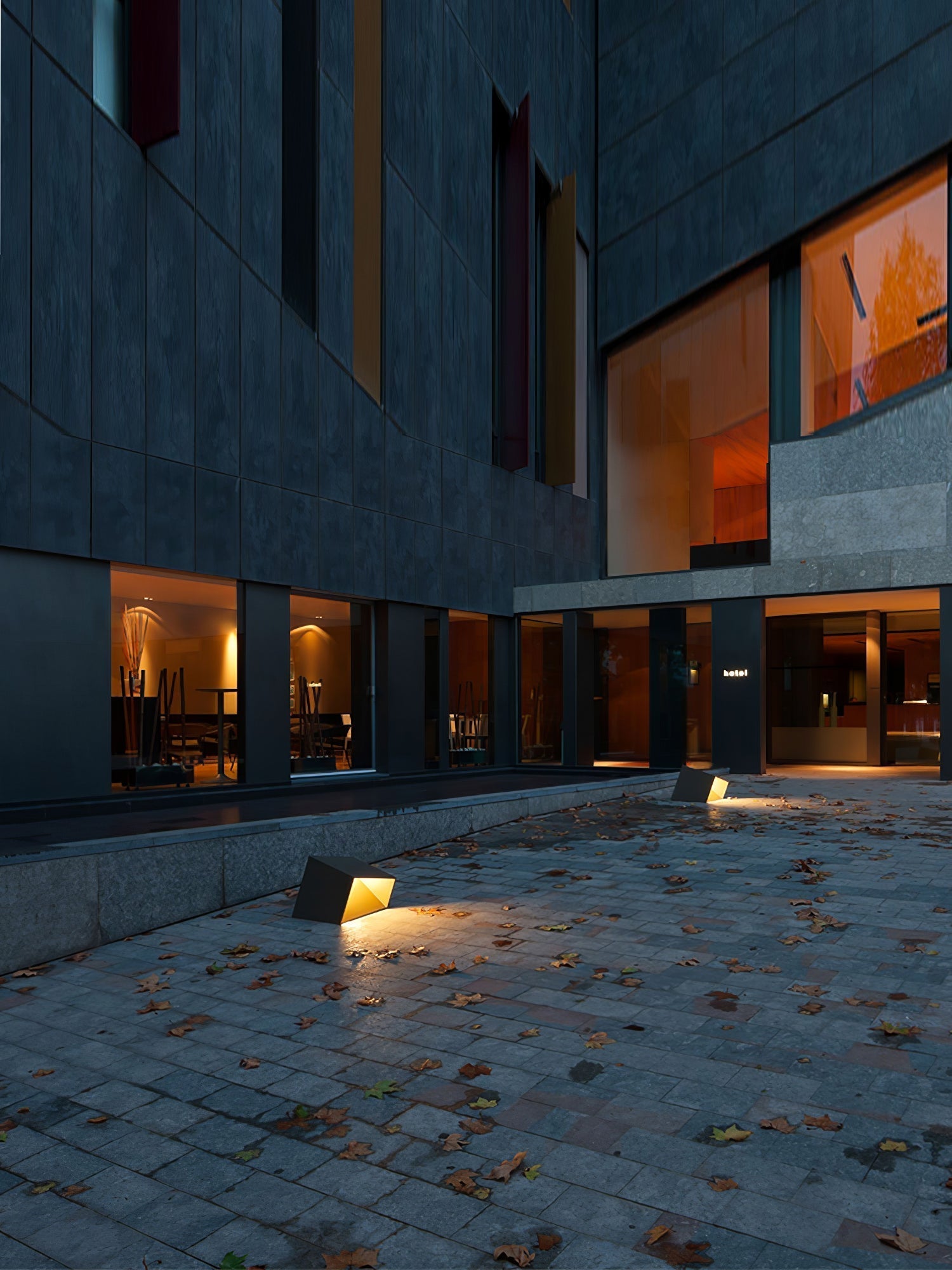 Luminária externa Cubo de Jardim solar