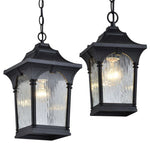 Luminária externa | Elegante luminária industrial pendente