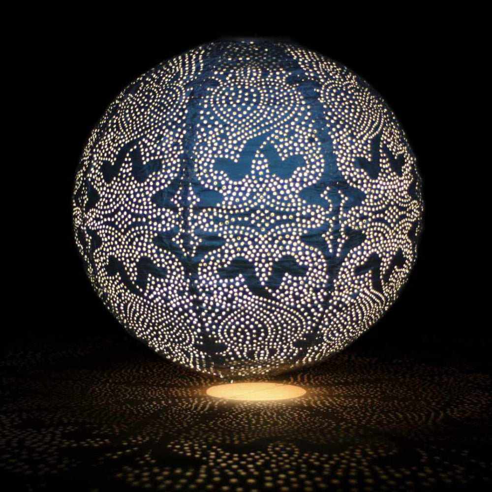 Luminária externa Globo Solar Estilizada