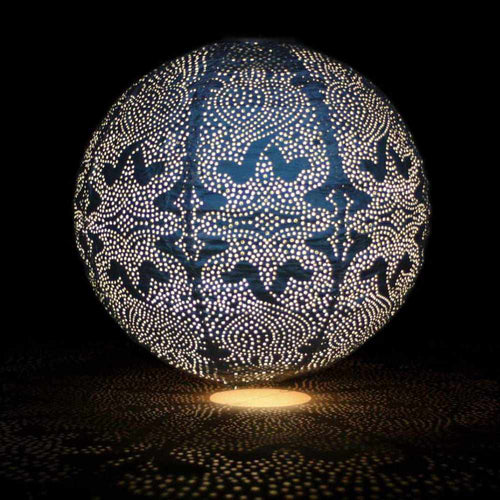 Luminária externa Globo Solar Estilizada