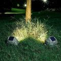 Luminária externa | Iluminação solar em formato de pedra