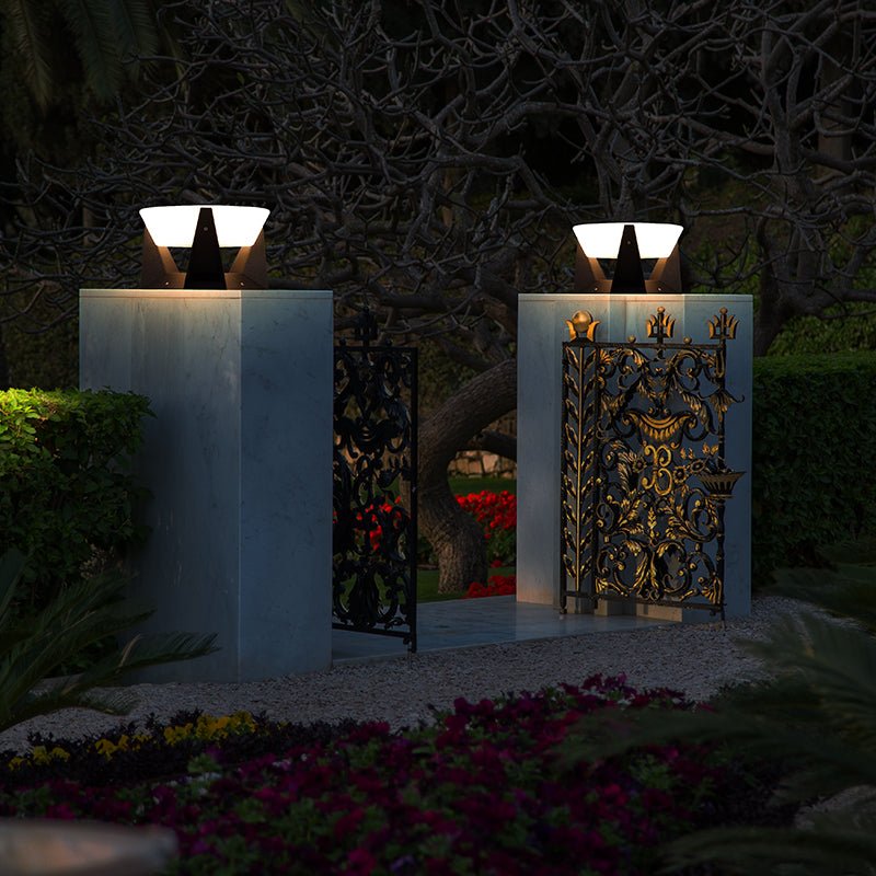 Luminária externa – Iluminação solar para jardins (alimentada por energia solar)