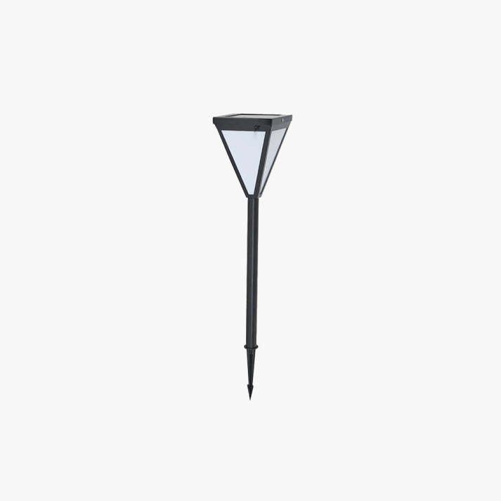 Luminária externa LED Contemporânea Orr Design em Metal e Acrílico Preto