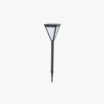 Luminária externa LED Contemporânea Orr Design em Metal e Acrílico Preto