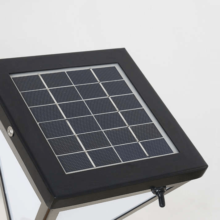 Luminária externa LED Contemporânea Orr Design em Metal e Acrílico Preto