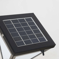 Luminária externa LED Contemporânea Orr Design em Metal e Acrílico Preto
