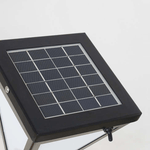 Luminária externa LED Contemporânea Orr Design em Metal e Acrílico Preto