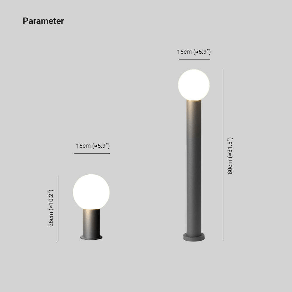 Luminária externa LED Moderna com Design Metálico Preto em Forma de Pena
