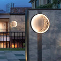 Luminária externa LED Moderna em Forma de Lua à Prova d'Água IP65 Elif