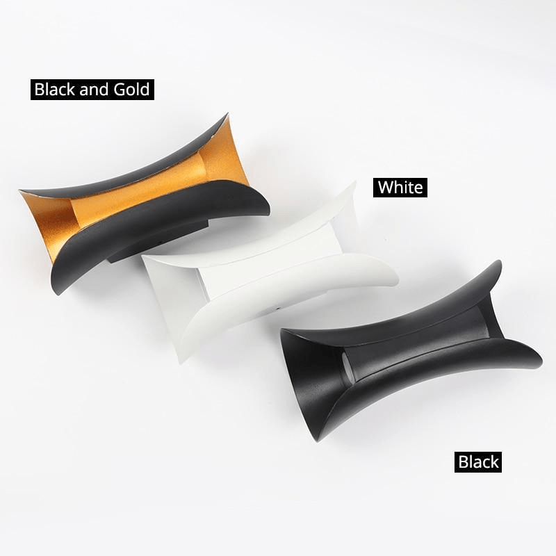 Luminária externa LED em alumínio resistente à água para áreas externas.