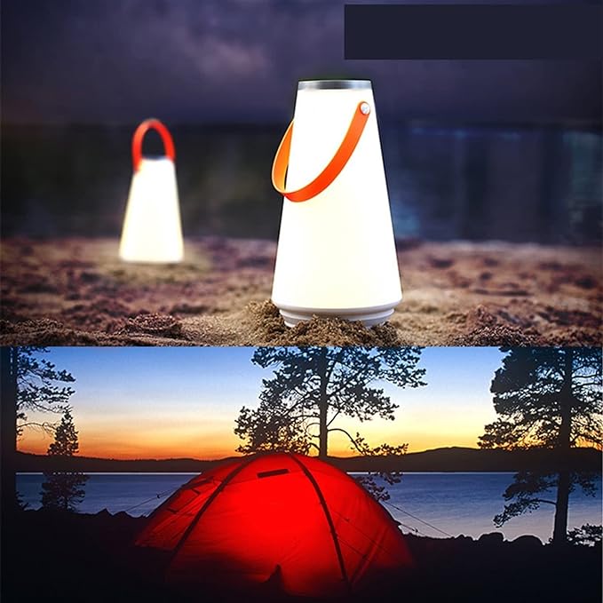 Luminária externa LED portátil para acampamento