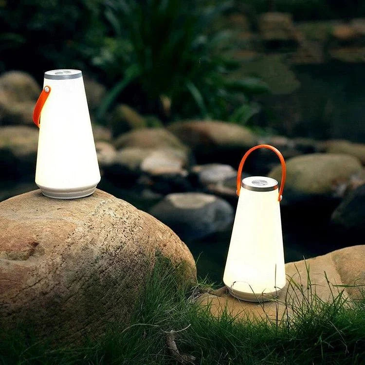 Luminária externa LED portátil para acampamento