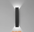 Luminária externa LED resistente à água para parede