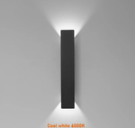 Luminária externa LED resistente à água para parede
