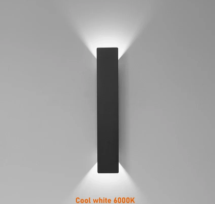 Luminária externa LED resistente à água para parede