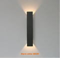 Luminária externa LED resistente à água para parede