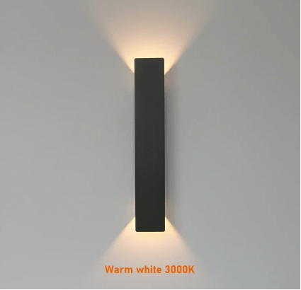 Luminária externa LED resistente à água para parede