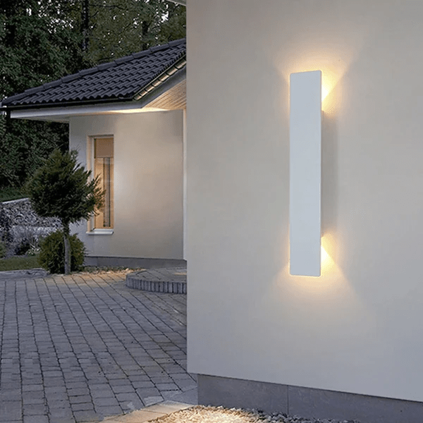 Luminária externa LED resistente à água para parede