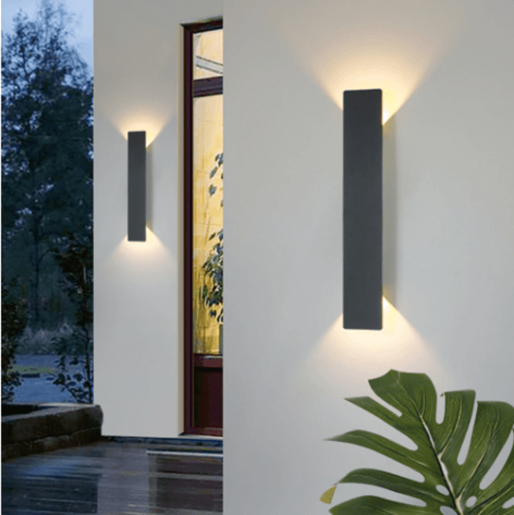 Luminária externa LED resistente à água para parede